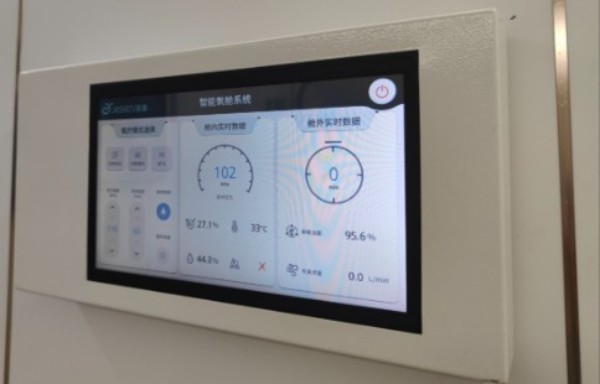 Touchscreen control panel