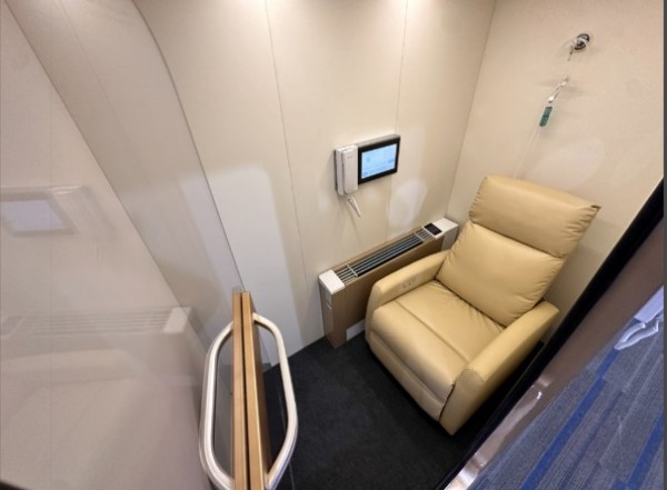 Interior observation window and seat
