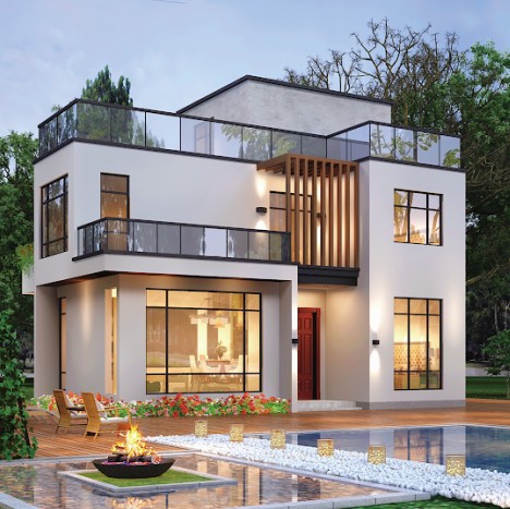 Family villa setup