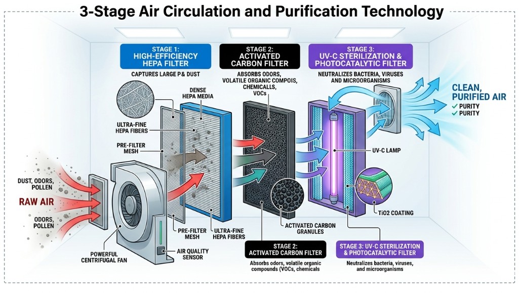 PSA oxygen generation and control unit