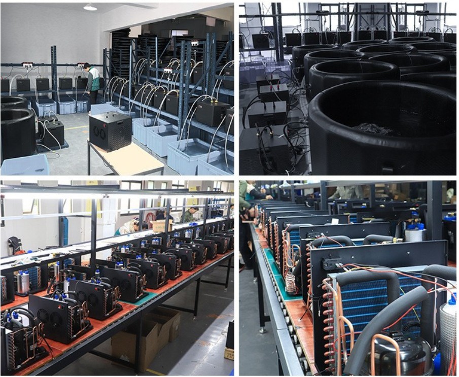 0.5 HP chiller and horizontal tub under real‑world test