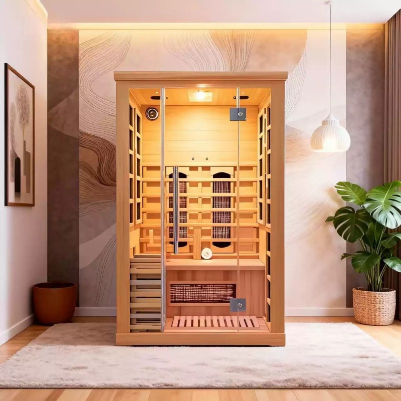 Single-Person Wet and Dry Saunas